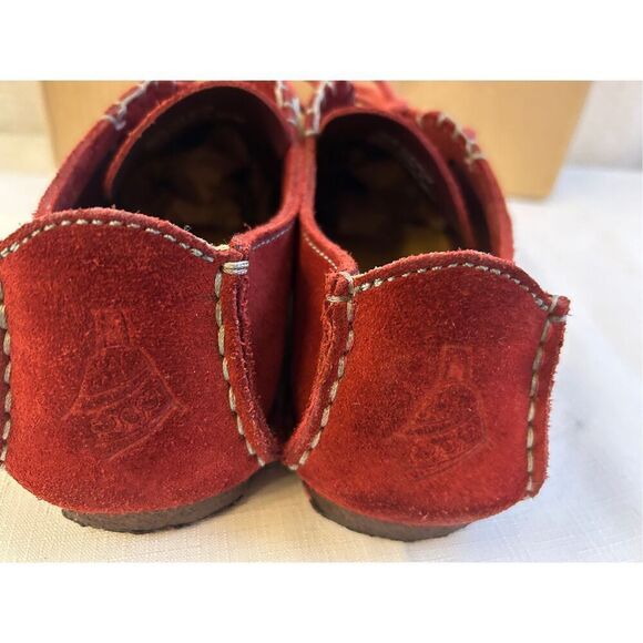 Clarks original #75539 suede loafers laces 9.5m - Picture 8 of 8